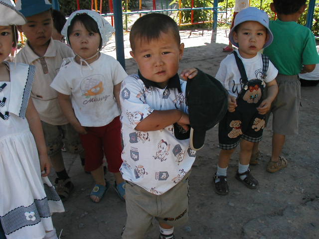 Kids in Kazakh orphanage