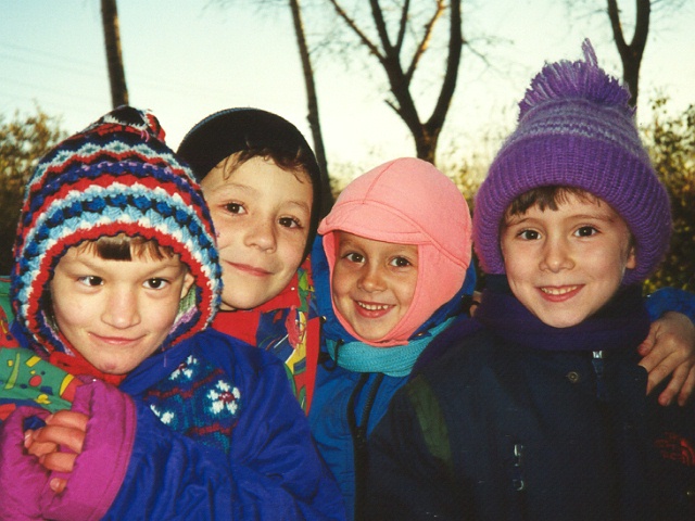 Kids in Kazakh orphanage