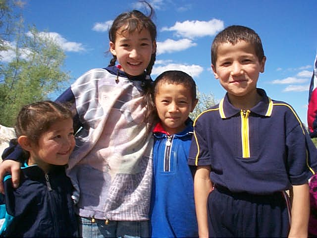 Kazakh children