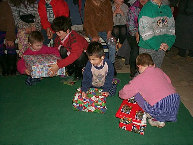 New Year gifts for disadvantaged children
